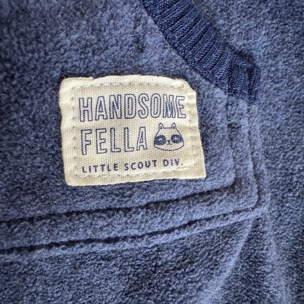 Carter’s Fleece One Piece with Fox/Raccoon Appliqué - Picture 5 of 5